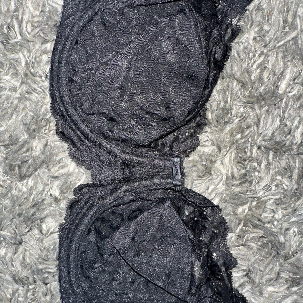 Panache Black Lace Bra 36D